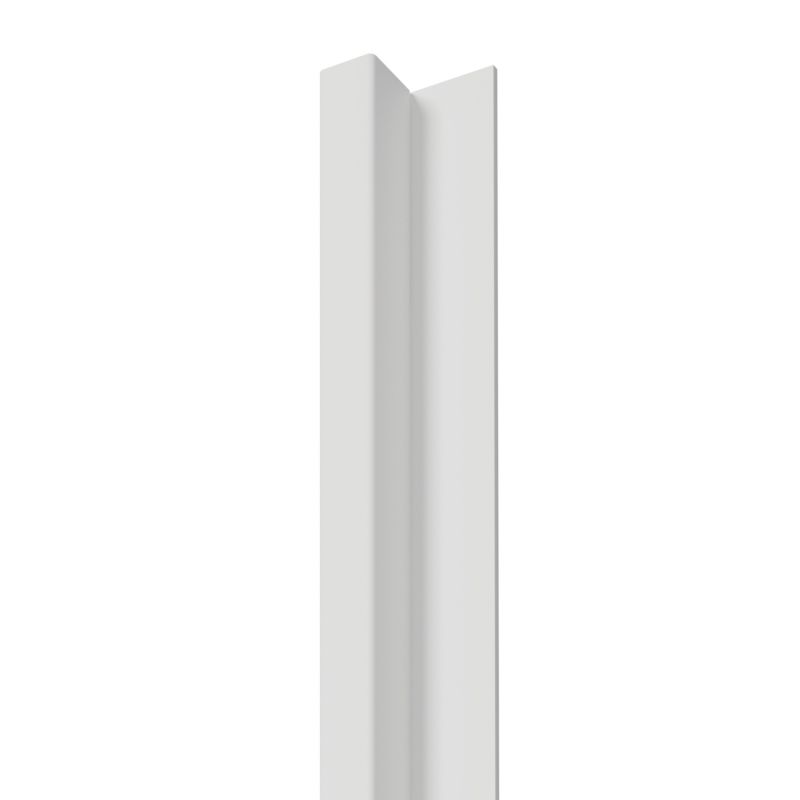 Lamel ścienny na białej płycie Stegu Linea Slim 1, biały 265×5,4 cm panel dekoracyjny 1 szt.