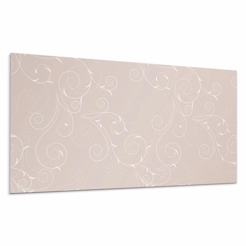 Kafelki samoprzylepne Wallfluent 60×30 cm Finezyjne spirale z motywem liści 6 szt.