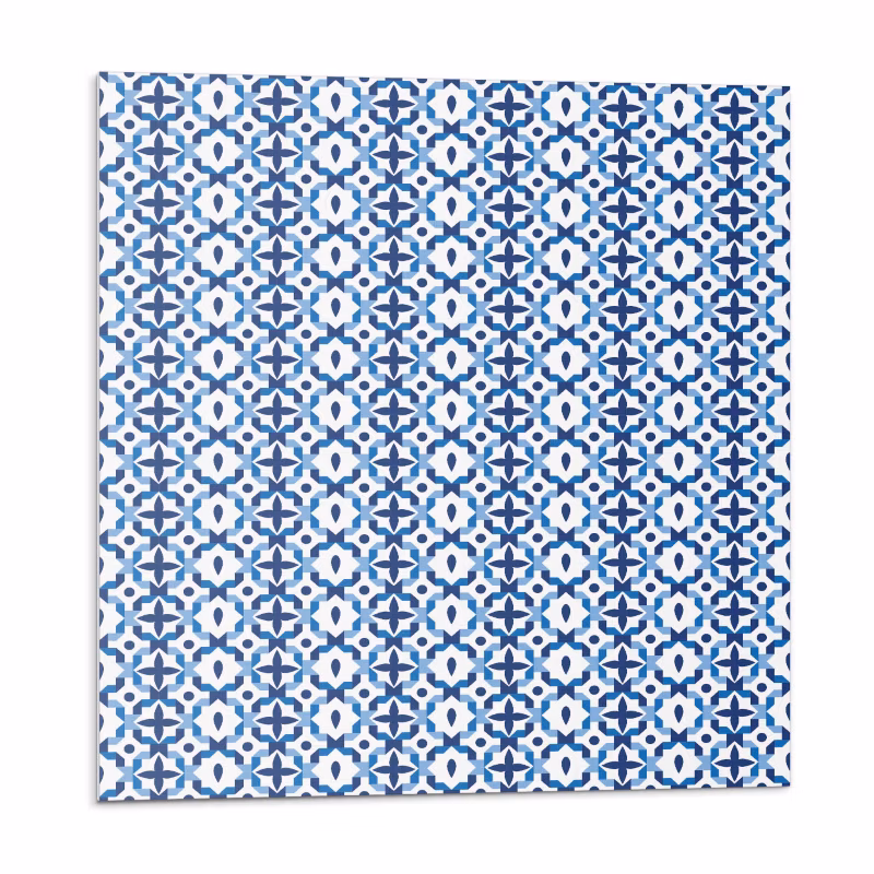 Kafelki samoprzylepne Wallfluent 30×30 cm Geometria w kwiatowych kształtach 9 szt.
