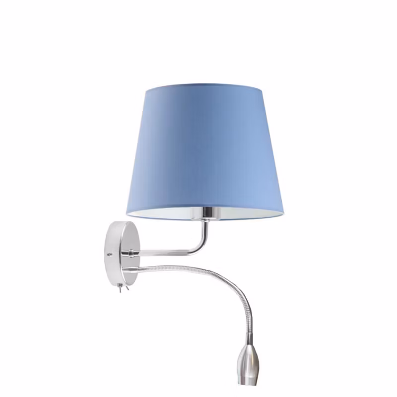 Kinkiet Volta Light Factory Blues Niebieski Abażur 1xE27 1szt.