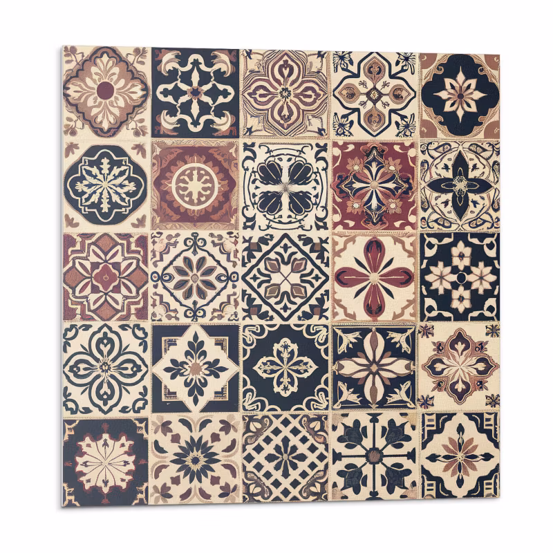 Kafelki samoprzylepne Wallfluent 20×20 cm Kaflowe mozaiki w desenie 20 szt.