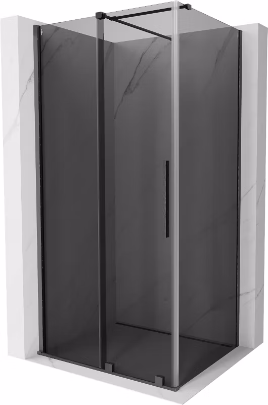Kabina prysznicowa Mexen Velar rozsuwana 120 x 85 cm grafit gun gray szczotkowany 1 szt.