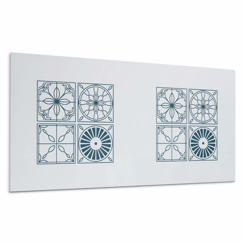 Kafelki samoprzylepne Wallfluent 40×20 cm Abstrakcyjne kształty kafli 10 szt.