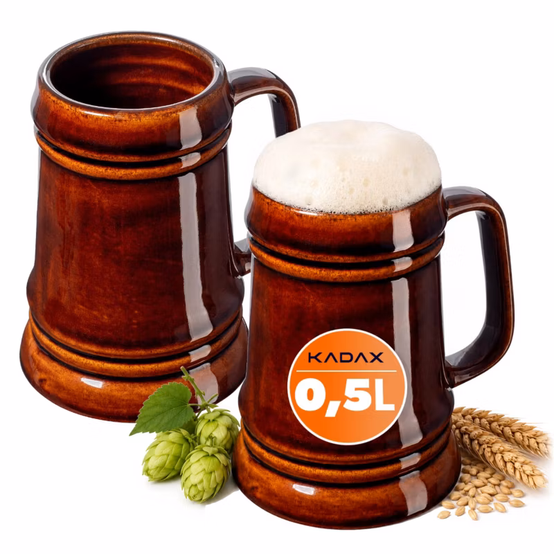 Kufel Do Piwa KADAX Kamionka 500ml 2szt