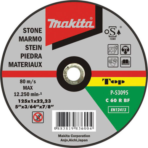 Tarcza tnąca Makita P-53095 125×22,23 mm do kamienia