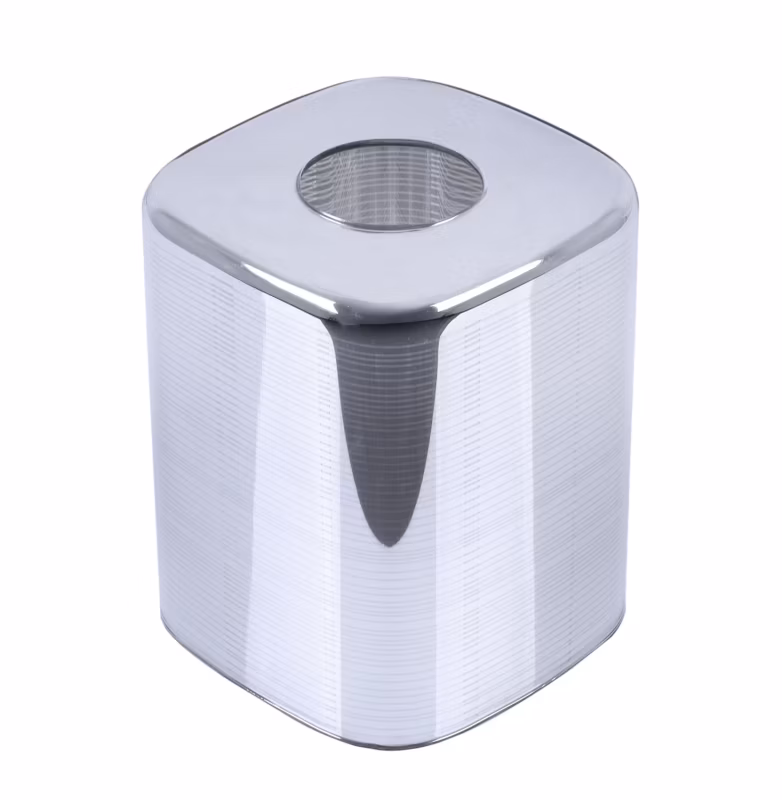 Klosz do lampy wiszącej Light Home LH Cobi E27 chrom szklany 10×12.5cm 1szt.