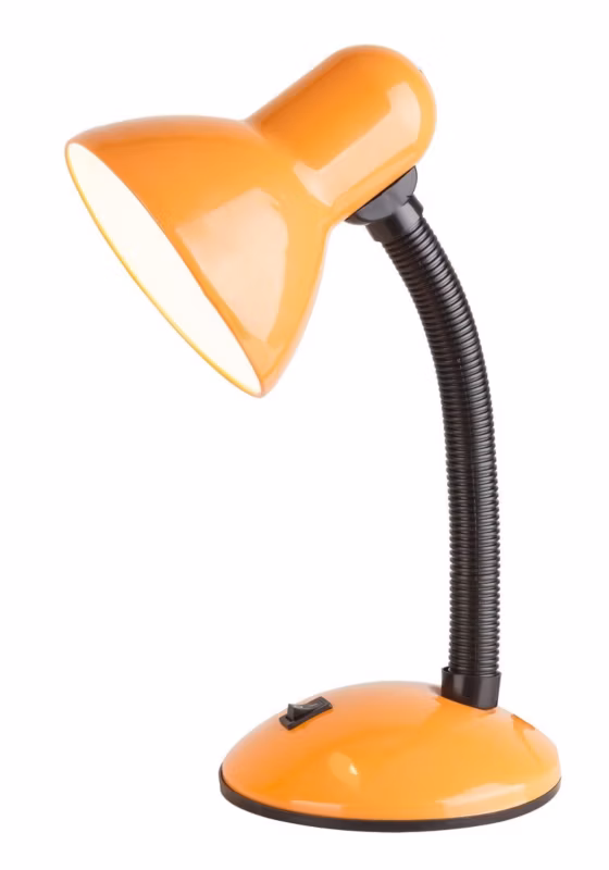 Lampa biurkowa Rabalux Dylan pomarańczowa dziecięca 1 x E27 x 40W IP20 wym: 34.5 x 23 x 23 cm metal – 1 szt.