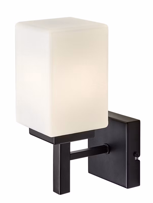 Kinkiet ścienny Rabalux Zenkai czarny matowy-biały do łazienki 1 x E14 x 10W IP44 wym: 24,5 x 10 x 15,5 cm – 1 szt.