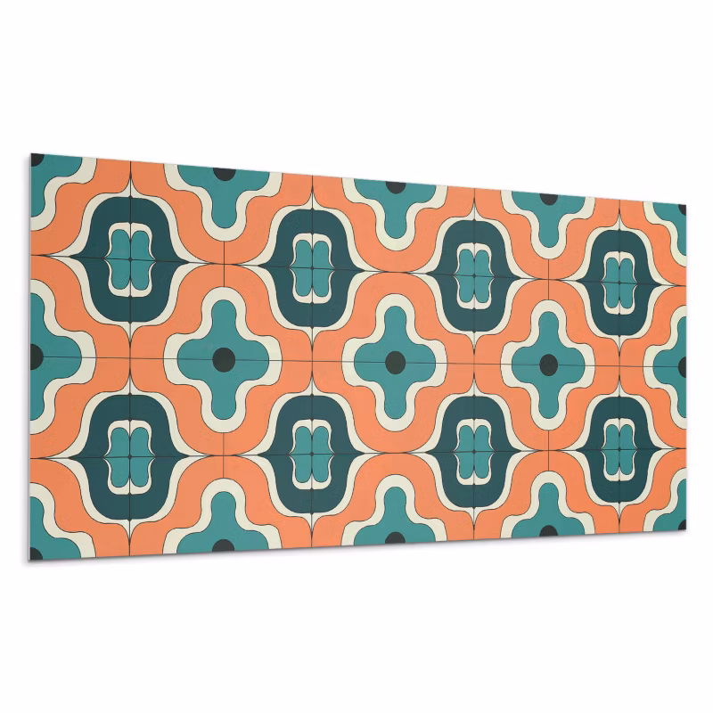 Kafelki samoprzylepne Wallfluent 40×20 cm Abstrakcja w falistych kształtach 10 szt.