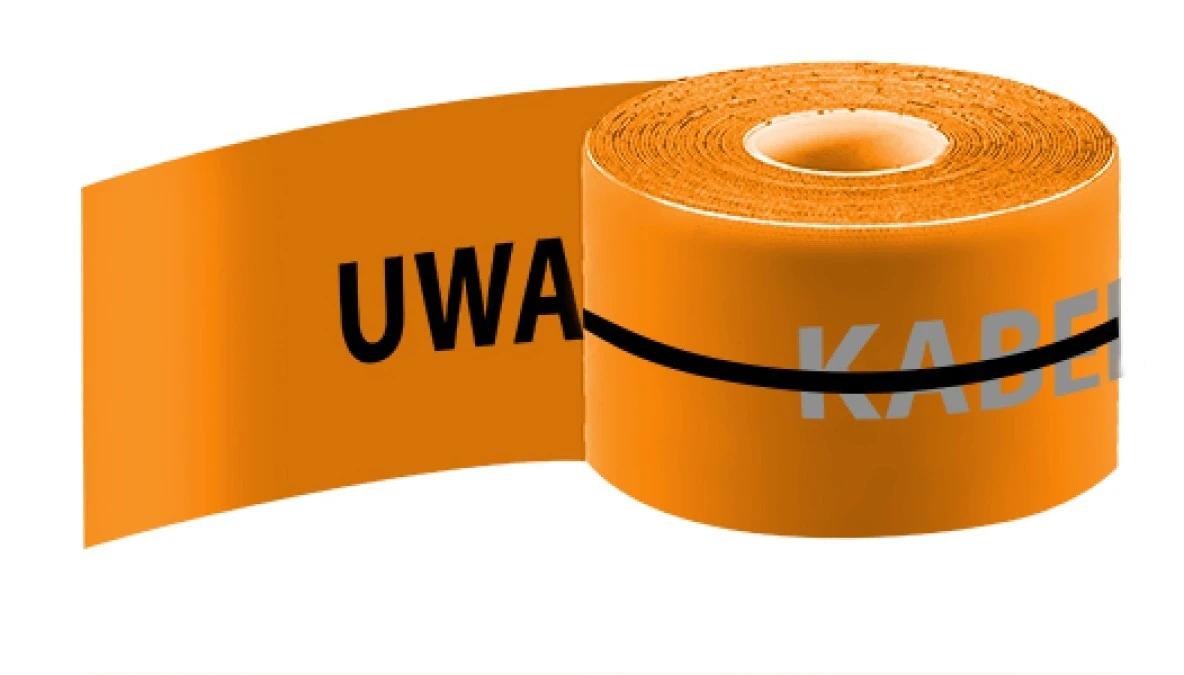 Taśma ostrzegawcza TO szer 25cm UWAGA KABEL pomarańczowa 68318 /500m/