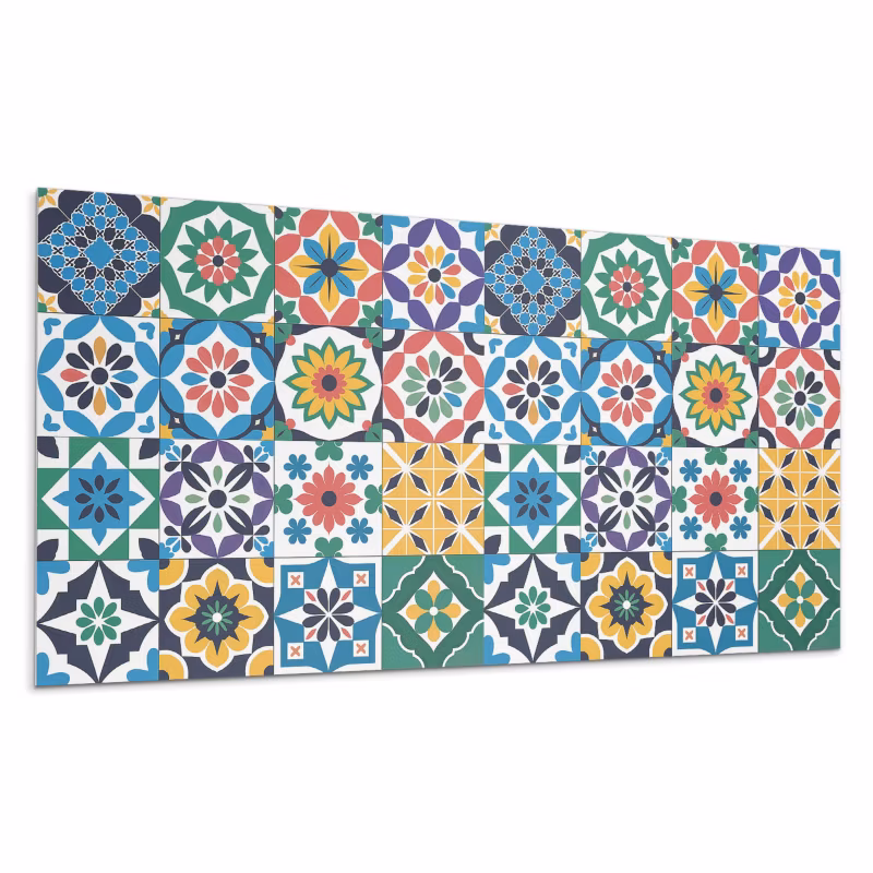 Kafelki samoprzylepne Wallfluent 40×20 cm Kratkowe wzory mozaikowe 10 szt.