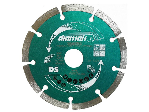 Tarcza diamentowa 125 mm szybkotnąca Diamak segment Makita D-61139