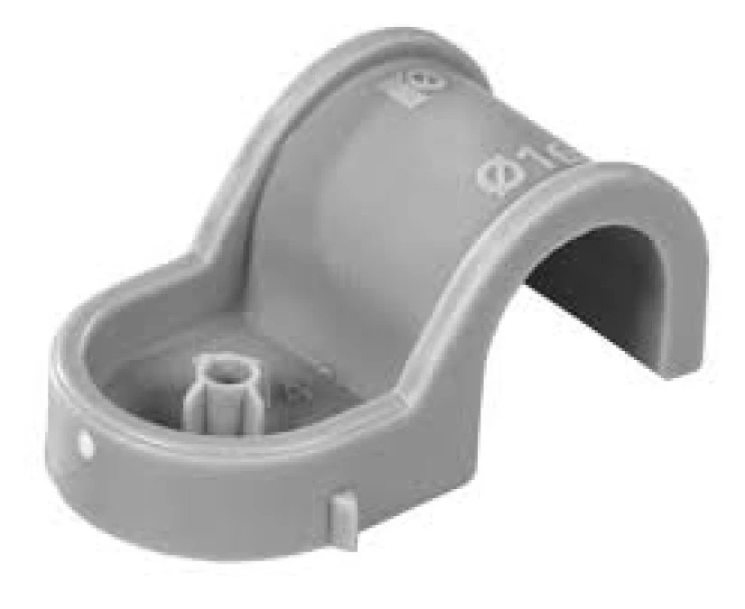 Uchwyt plastikowy pojedynczy do rurek instalacyjny 22 mm Rawlplug R‑SC40‑PCS‑22 / 70 szt./
