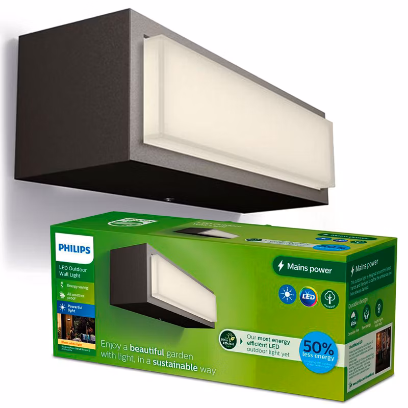 Kinkiet Ogrodowy Stratosphere Philips Lampa LED 3.8W 800lm 2700K Antracyt 1 szt.