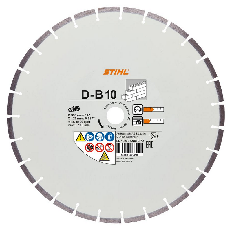 Tarcza diamentowa Stihl D-B 10 do TS 420 o średnicy 350 mm