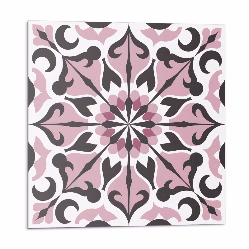 Kafelki samoprzylepne Wallfluent 20×20 cm Symetryczne motywy roślinne w harmonii 20 szt.