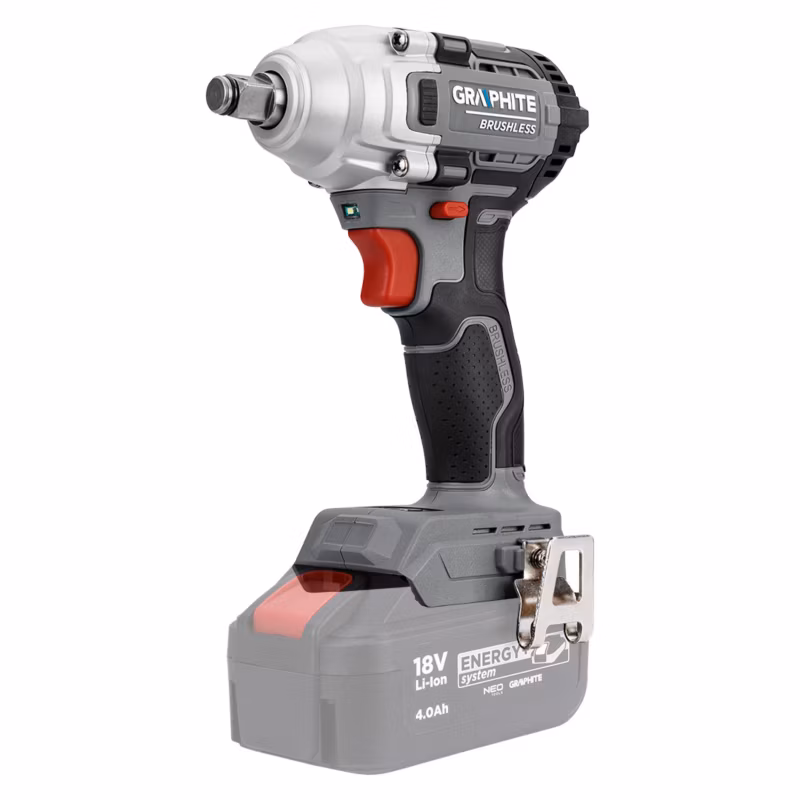 Klucz udarowy GRAPHITE bezszczotkowy 18V, 330Nm, 1/2″ 1 szt