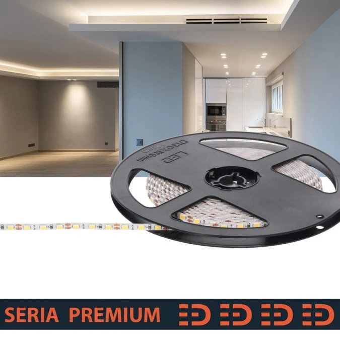 Taśma Premium 12V Slim 4mm 120led 4000K SMD2835 (5)