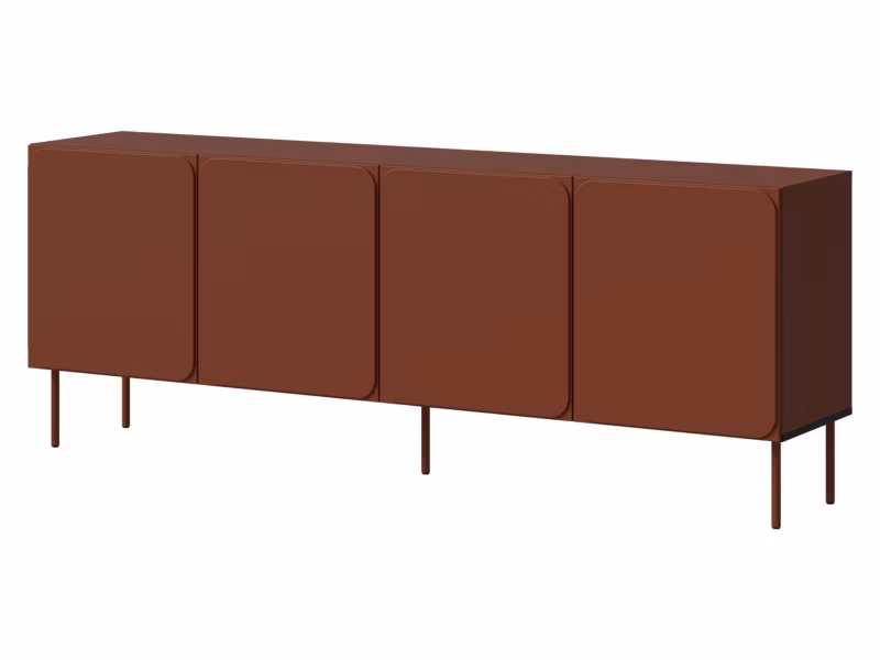 Komoda MIRJAN 24 Rafael 4D brick red sphera 1 szt.