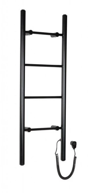 Suszarka elektryczna bezcieczowa PRIMAVERA 400X1120 87W kolor czarny mat (c31) PRVE‑40/110C31