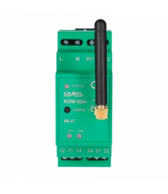 SUPLA Odbiornik modułowy WI‑FI 2‑kanały 16A ROW‑02M SPL10000016