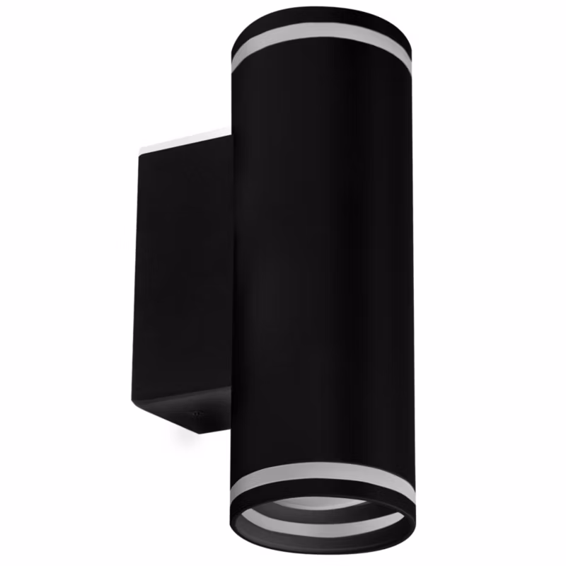Kinkiet ścienny Polux Paris czarny 2 x GU10 x IP20 wym: 16 x 5,5 x 7,4 cm – 1 szt.