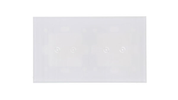 Simon Touch ramki Panel dotykowy S54 Touch, 2 moduły, 2 pola dotykowe poziome + 2 pola dotykowe poziome, biała perła DSTR222/70