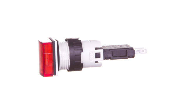 Kompletny wskaźnik świetlny, Czerwony, LED, Kwadratowy, 12…24 V AC/DC, 16 mm, Plastik Harmony XB6 XB6CV4BB