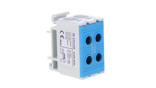 Złączka szynowa 2-torowa ZJUN-2×35/BL niebieska R34RR-07010021183