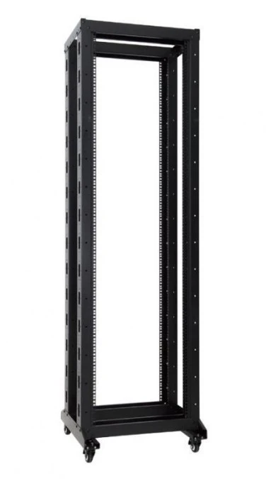 Szafa stojąca OPEN RACK 19 32U 600x1000mm Stojak do serwerów i magazynów energii Otwarta Czarna NEKU
