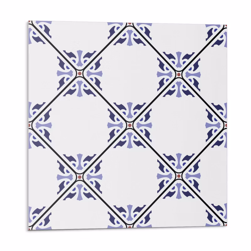 Kafelki samoprzylepne Wallfluent 30×30 cm Motyw Roślinny w Grafice 9 szt.