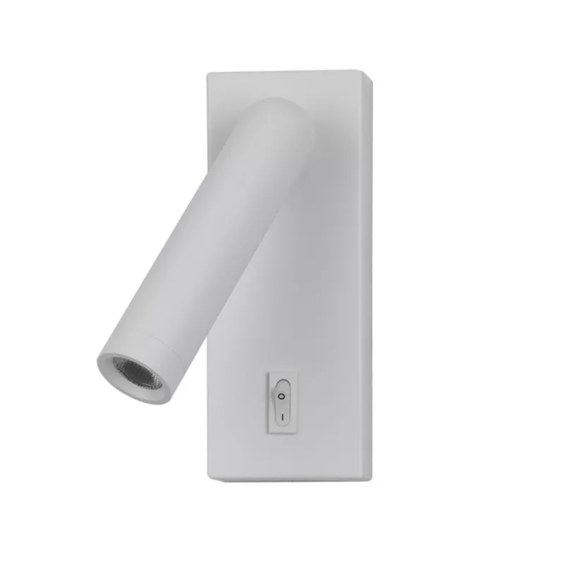 Kinkiet Italux NOVA z włącznikiem biały LED 1×2.5W 153lm Ciepła biel IP20 -1 szt.