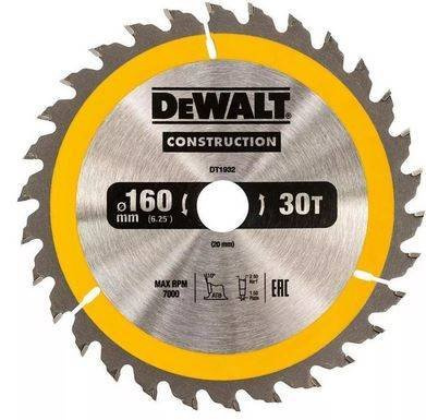 Tarcza do drewna do pilarek ręcznych DT1932 DeWalt