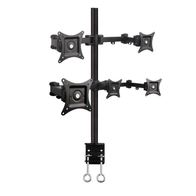 UCHWYT BIURKOWY DO 5 MONITORÓW LED/LCD 13‑20 L‑05 ART seria PREM