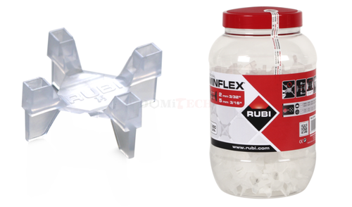 Krzyżyki TwinFlex Rubi 2-5 mm – pojemnik 250 szt.