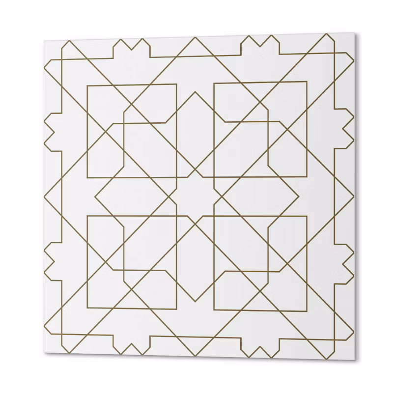 Komplet Kafelków PCV ArtPrintCave 30×30 cm Geometryczny wzór linii 9 szt.