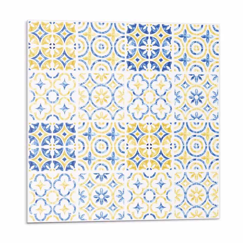 Kafelki samoprzylepne Wallfluent 30×30 cm Ornamentowa kompozycja mozaikowa 9 szt.