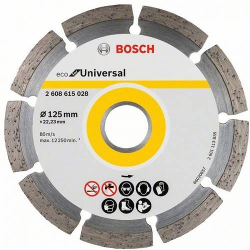 Tarcza diamentowa Bosch 2608615041, segmentowa o średnicy 125 mm – 10 sztuk