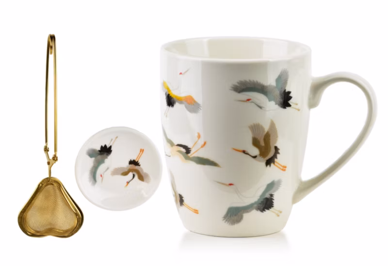 Kubek Mondex ARIFA porcelanowy 370ml biały 1szt