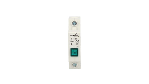 Lampka modułowa 1-fazowa zielona 230V L7 A15-L7-ZI
