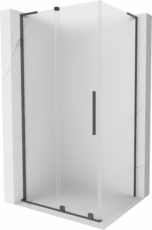 Kabina prysznicowa Mexen Velar L rozsuwana 110 x 120 cm szron gun gray szczotkowany 1 szt.
