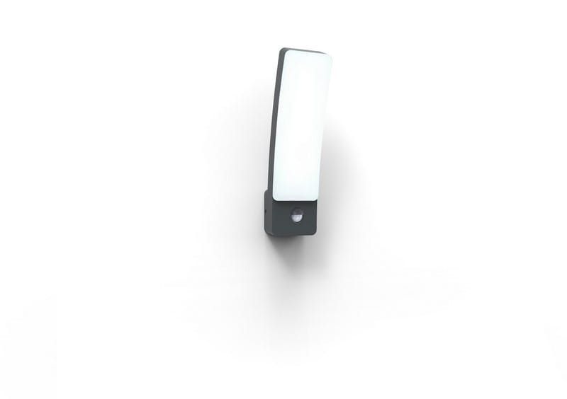 Kinkiet zewnętrzny z czujnikiem Lutec Kira antracyt LED 18W 4000K 1200lm IP54 wym: 11 x 8,3 x 31,1 cm aluminium – 1 szt.