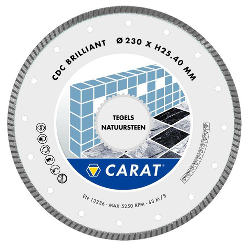 Tarcza do cięcia gresów CDC3004000 Carat
