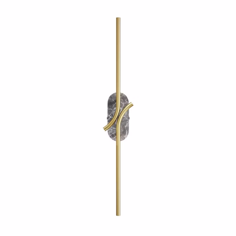 Kinkiet ścienny Maytoni Renaissance mosiężno-złoty marmur LED 6W 3000K 170lm IP20 wym: 63 x 9,7 x 8,6 cm – 1 szt.