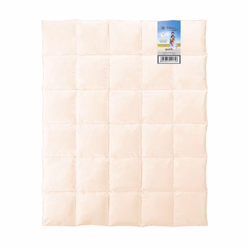 Kołdra AMZ Mr. Pillow puch 155×200 cm Ciepła Kremowy 1 szt.