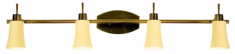 Kinkiet Candellux KROTON mosiądz-biały 4xG9x40W wym:17x63x10cm IP20 -1 szt.