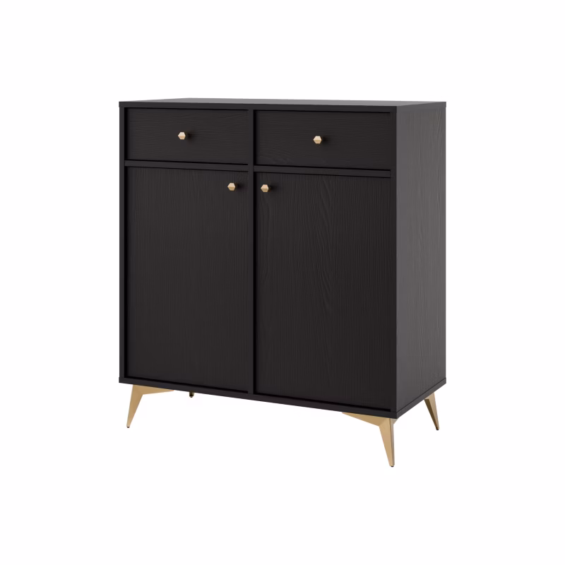 Komoda z szufladami Bonni Sakai 1 2F 2S T826 Czarny 1 szt.