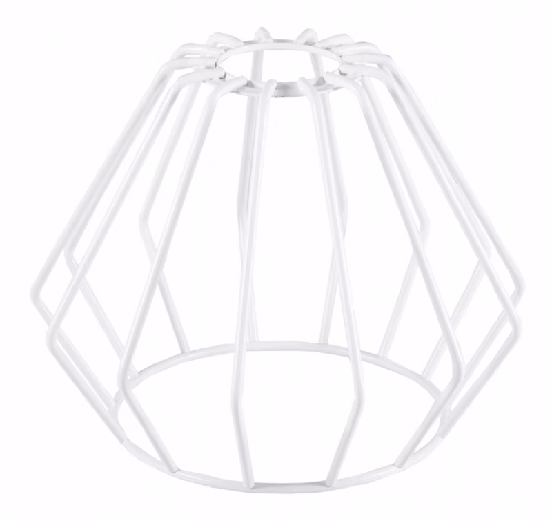 Klosz do lampy wiszącej Light Home LH Kardia E27 biały metalowy 13×18 cm 1 szt.