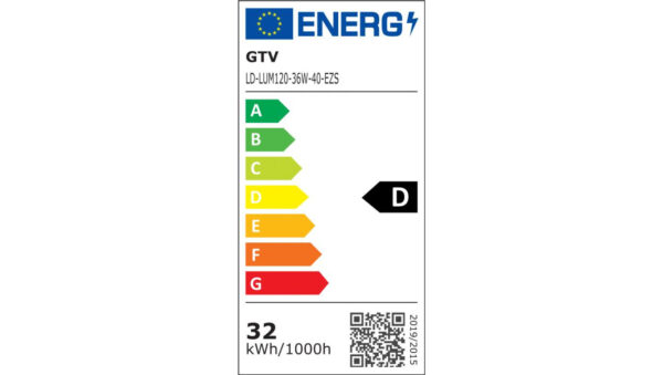 Oprawa hermetyczna LUMIA II LED 36W 5200lm 4000K IP66 120cm PC LD-LUM120-36W-40