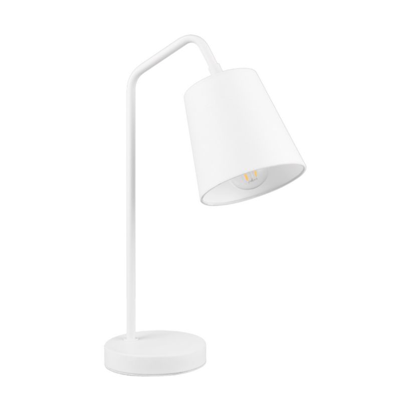 Lampa biurkowa RL Buddy biała 1 x E27 x 40W IP20 wym: 45 x 14 x 30 cm tkanina – 1 szt.